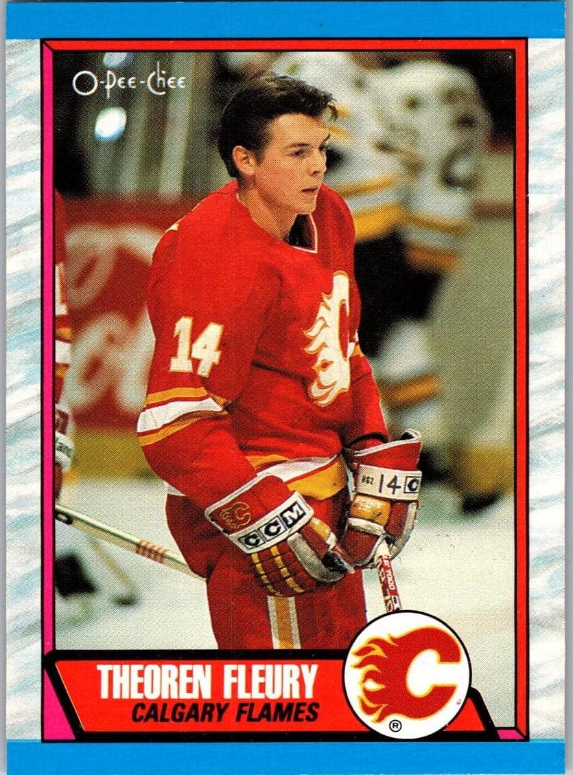 Theoren Fleury trading card