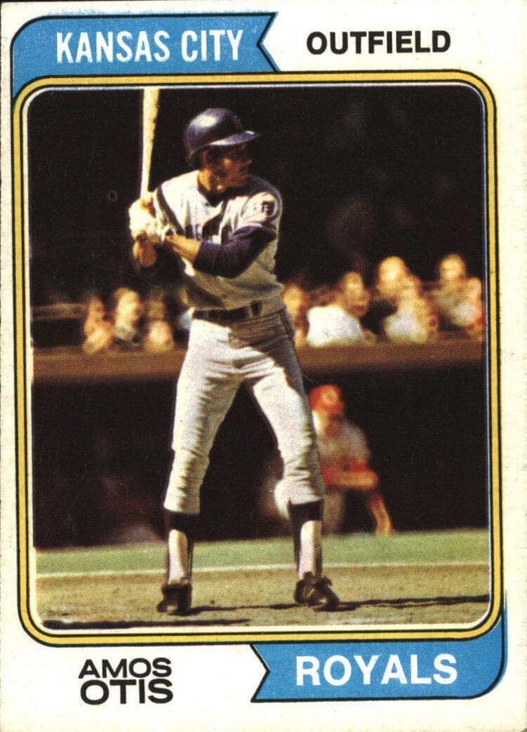 Amos Otis 1974 topps Topps