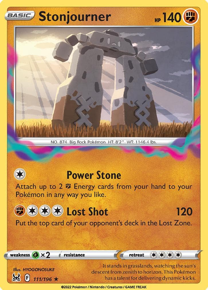 Stonjourner trading card