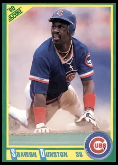 Shawon Dunston 1990 panini Score