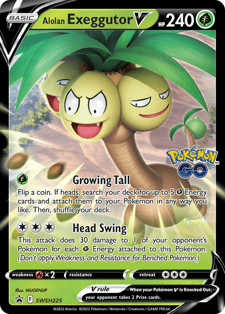 Alolan Exeggutor V 2022 Pokemon Go
