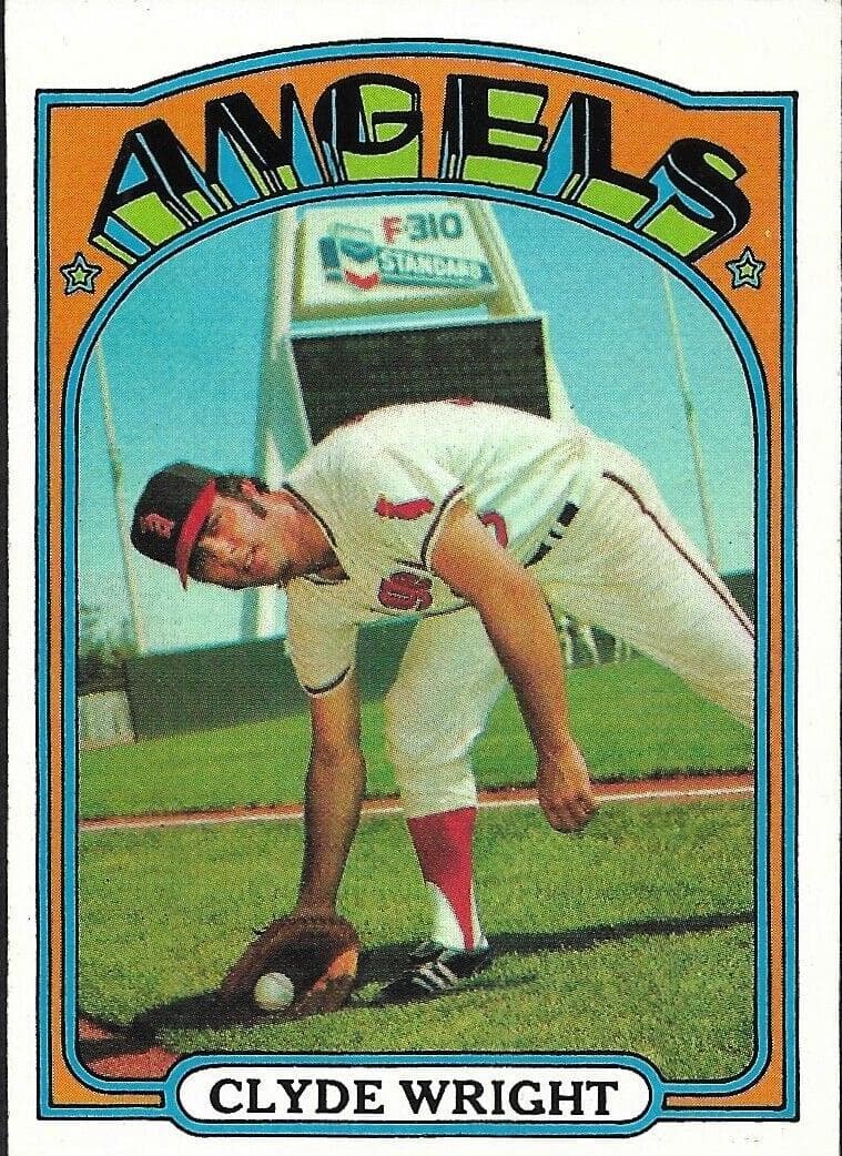 Clyde Wright 1972 topps Topps