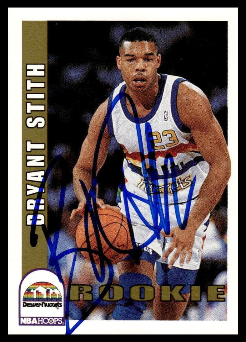 Bryant Stith 1992 panini Hoops