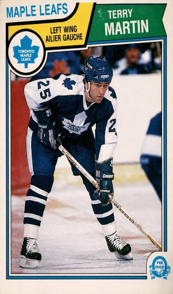 Terry Martin trading card