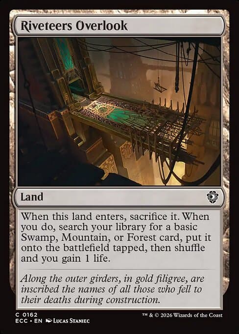 Riveteers Overlook 2026 Magic: The Gathering Lorwyn Eclipsed Commander