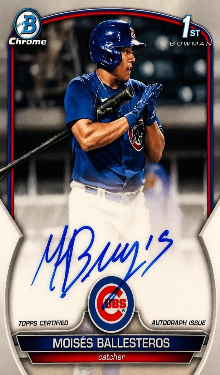Moises Ballesteros 2023 bowman Bowman