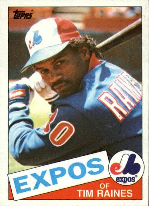 Tim Raines 1985 topps Topps