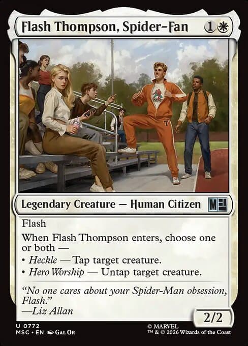 Flash Thompson, Spider-Fan #1