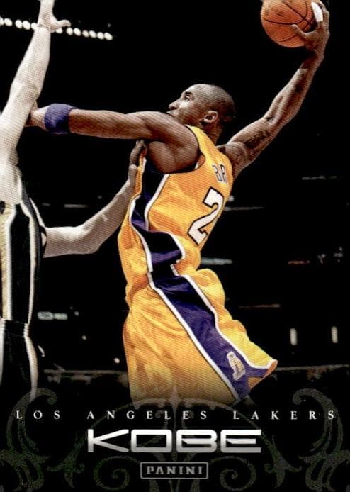 Kobe Bryant 2012 panini