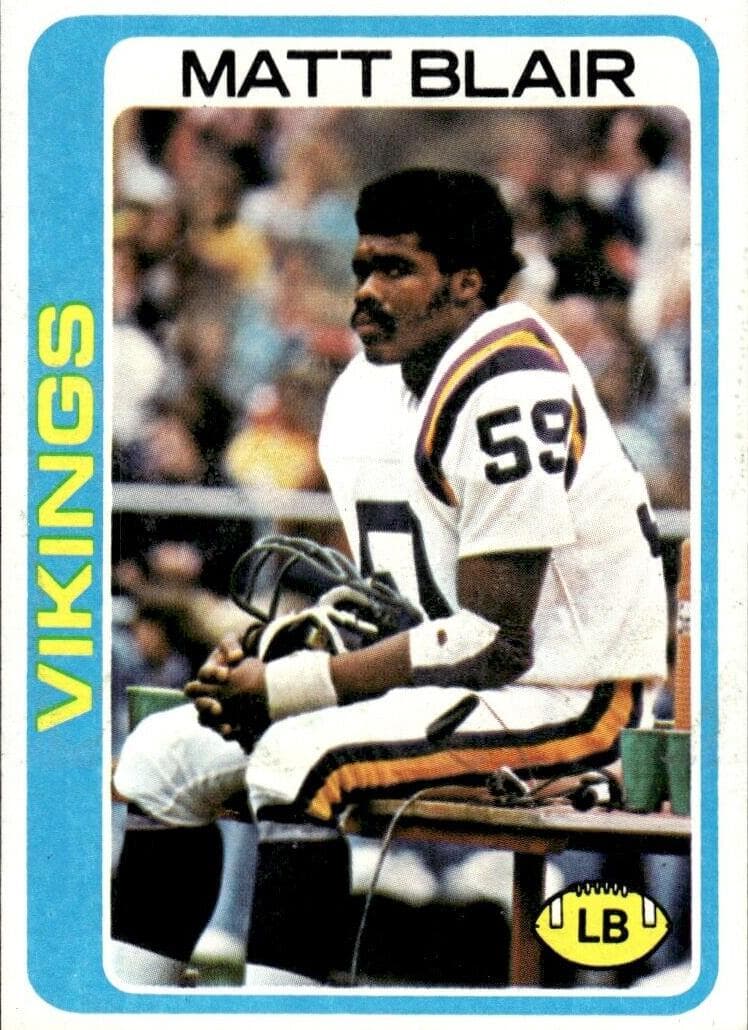 Matt Blair 1978 topps Topps