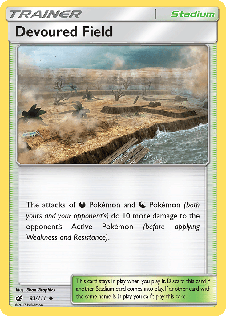 Devoured Field 2017 Pokemon Crimson Invasion