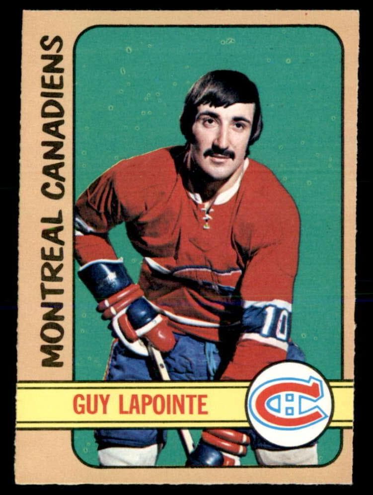 Guy Lapointe 1972 topps O-Pee-Chee