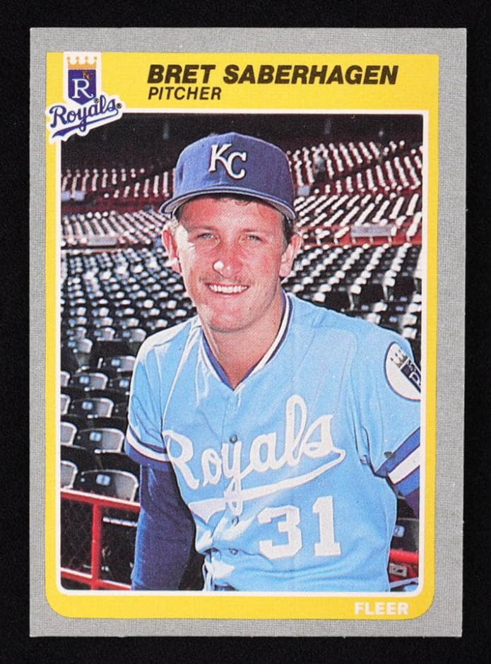 Bret Saberhagen trading card