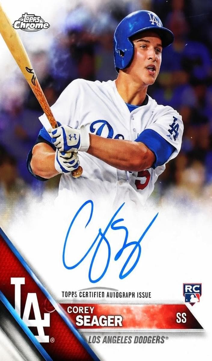Corey Seager 2016 topps Topps Chrome