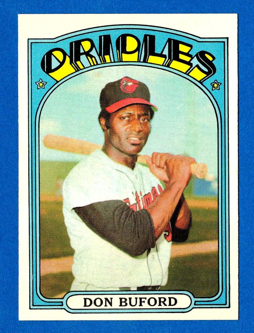 Don Buford 1972 topps Topps