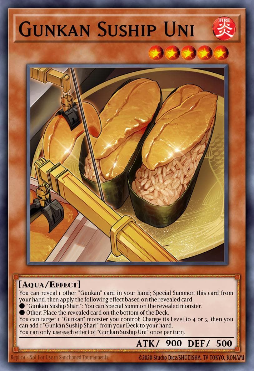 Gunkan Suship Uni 2021 Yu-Gi-Oh! Japanese Burst of Destiny