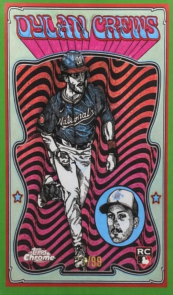 Dylan Crews 2025 topps Chrome