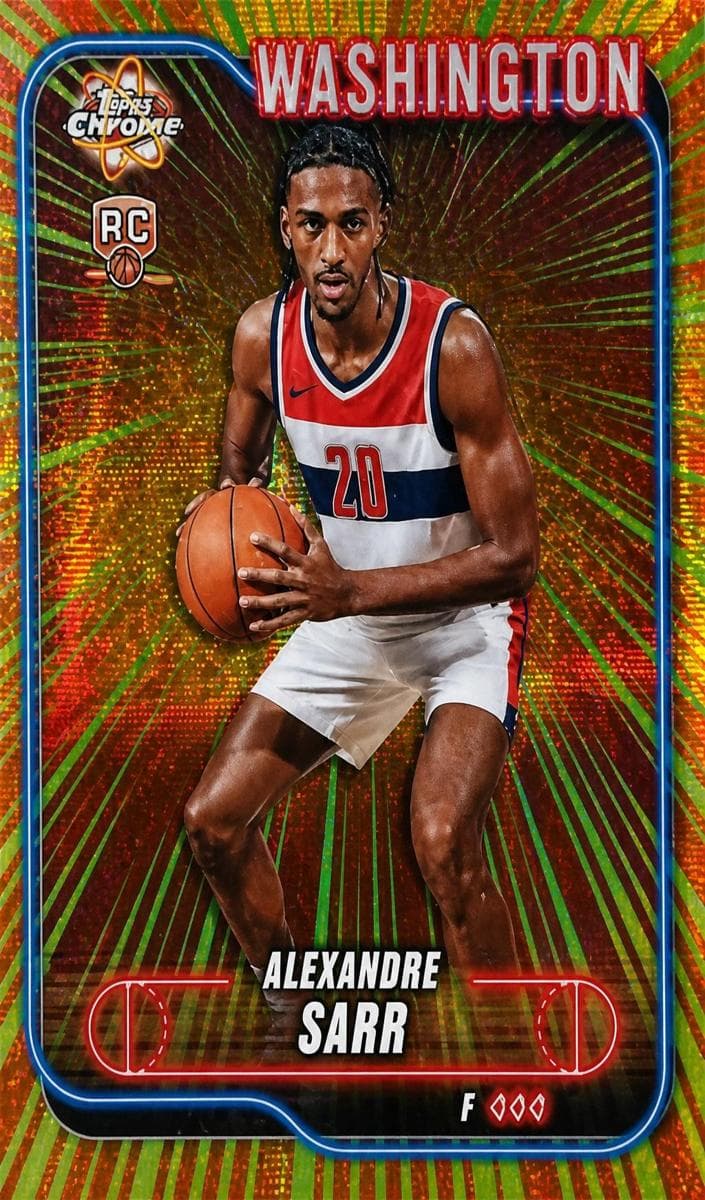 Alexandre Sarr 2024 topps Topps Chrome