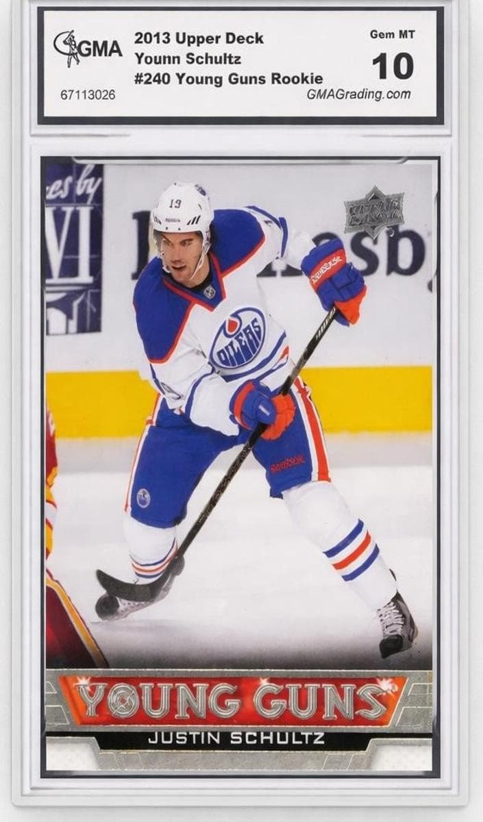 Justin Schultz trading card