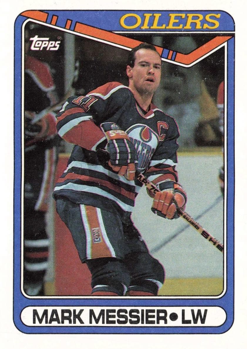 Mark Messier 1990 topps Topps