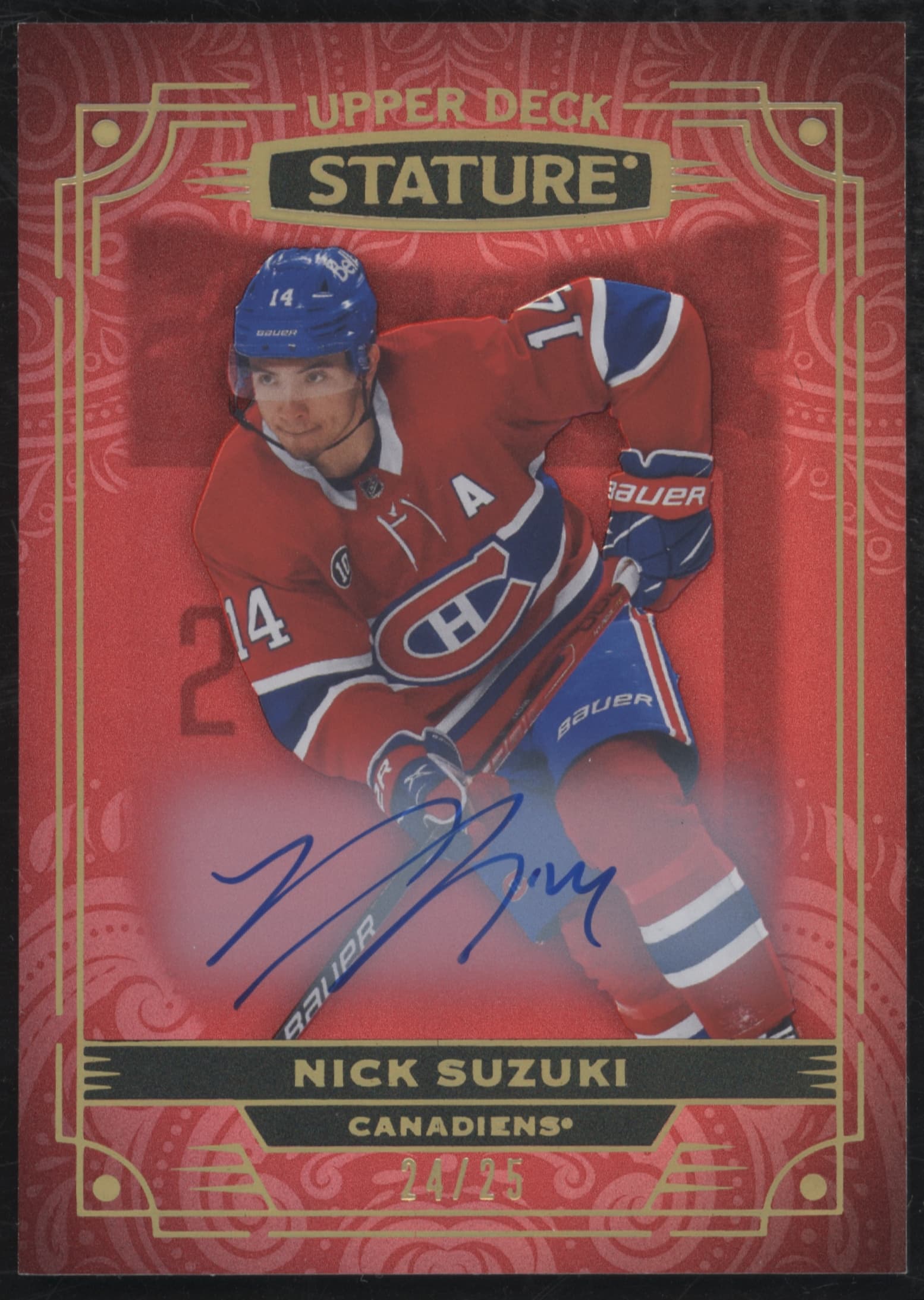 Nick Suzuki trading card
