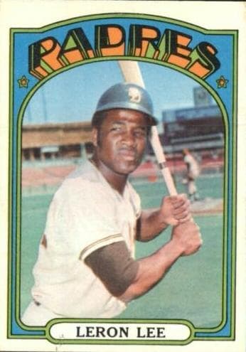 Leron Lee 1972 topps O-Pee-Chee