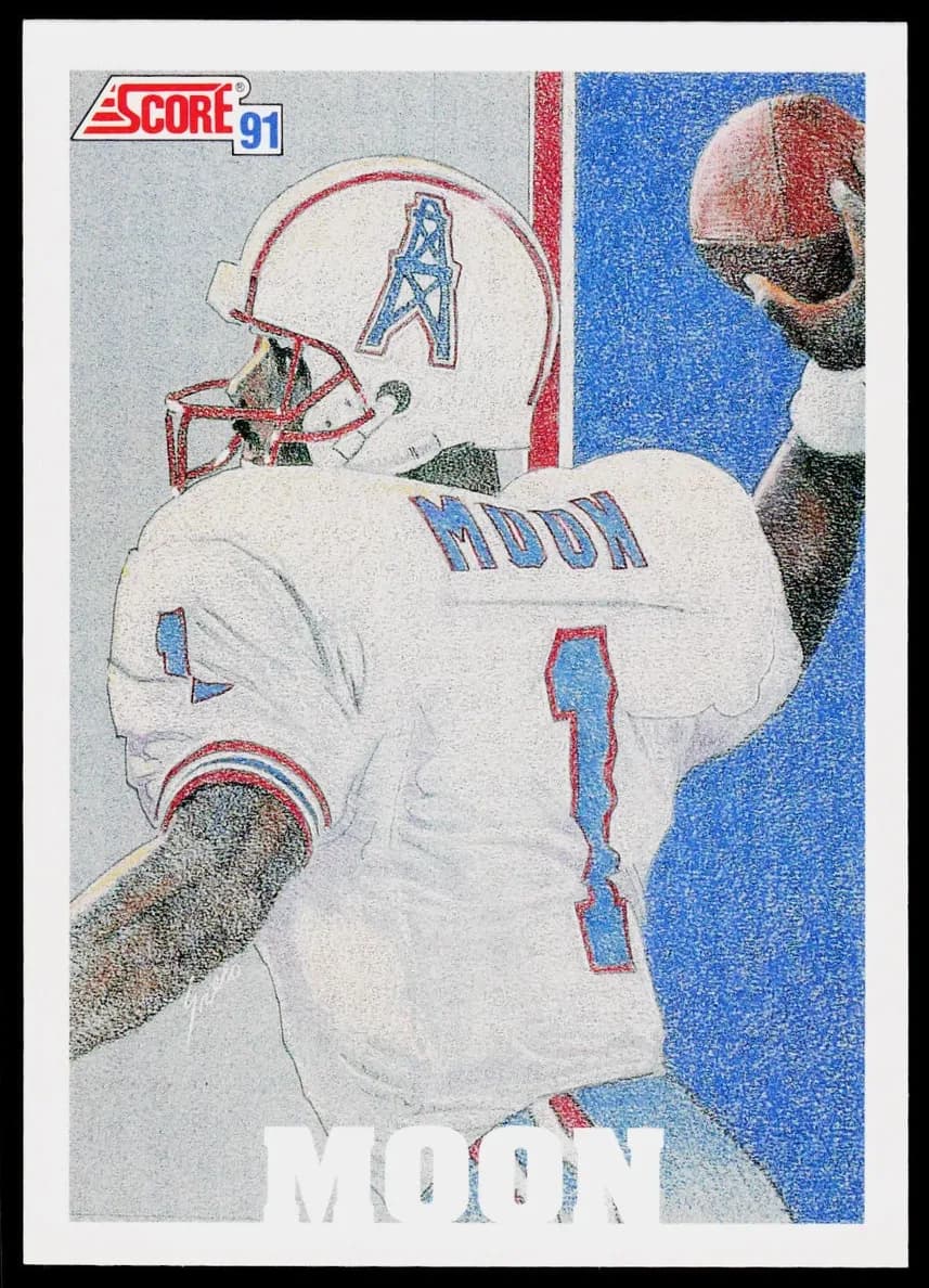 Warren Moon 1991 panini Score