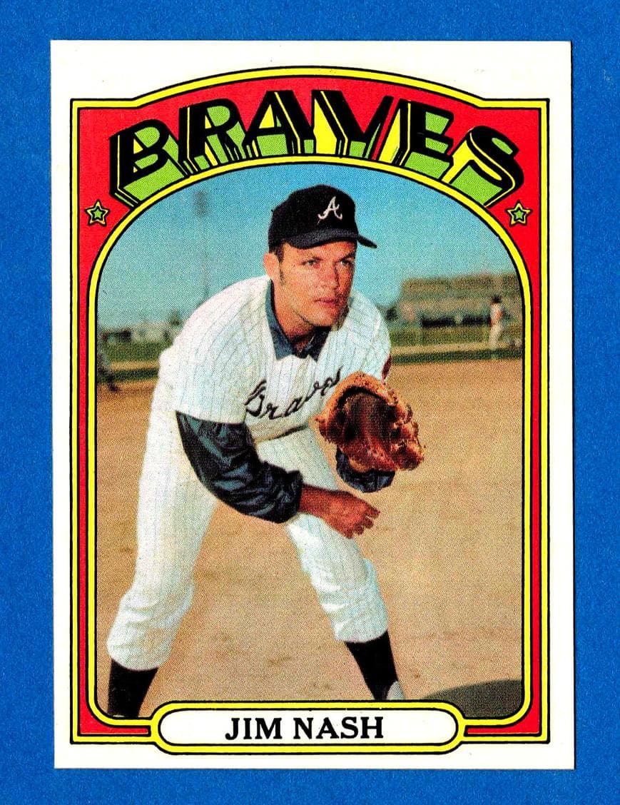Jim Nash 1972 topps Topps