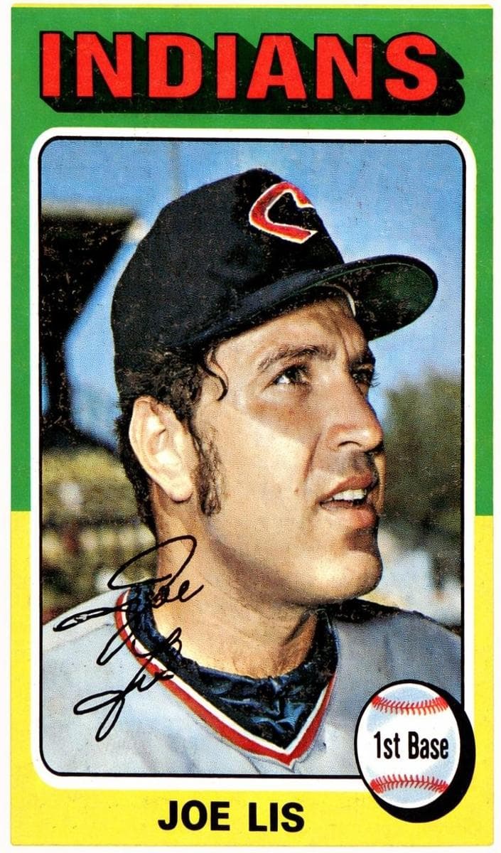 Joe Lis 1975 topps Topps