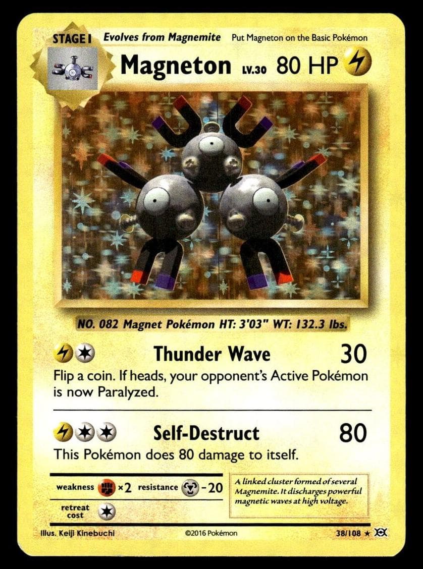Magneton trading card