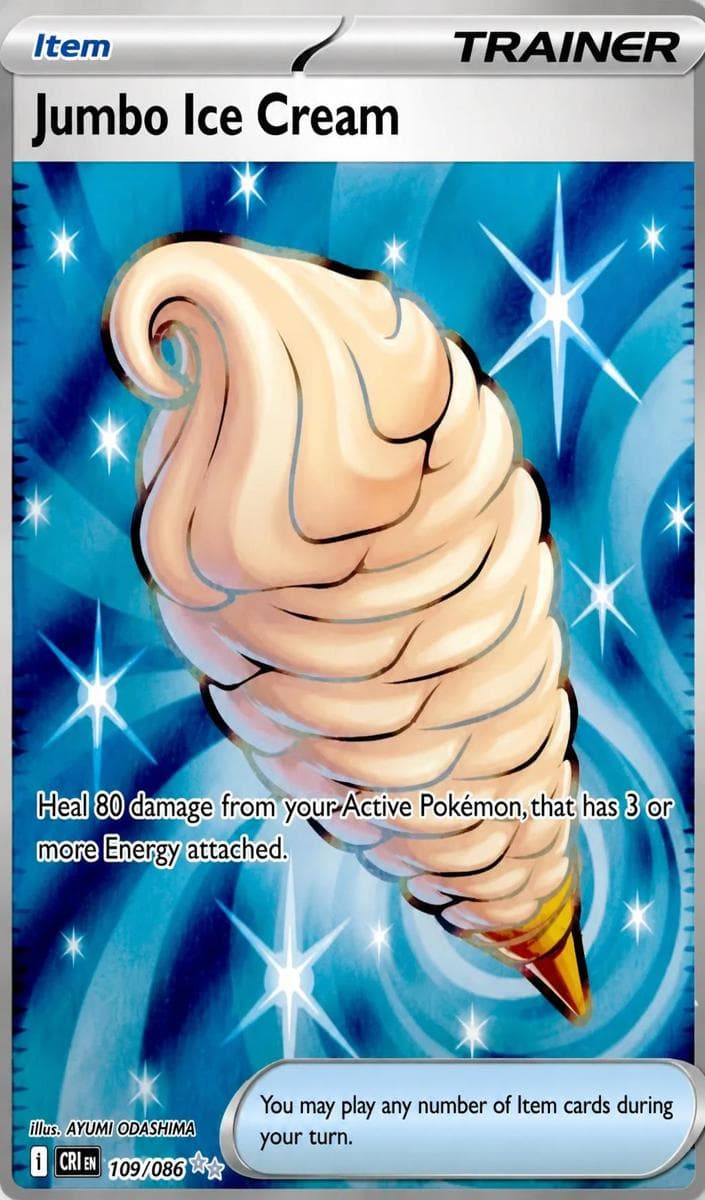 Jumbo Ice Cream trading card