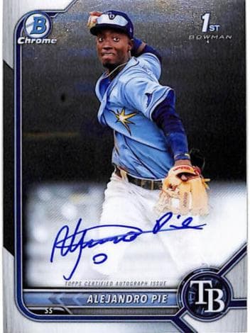 Alejandro Pie 2022 bowman Bowman