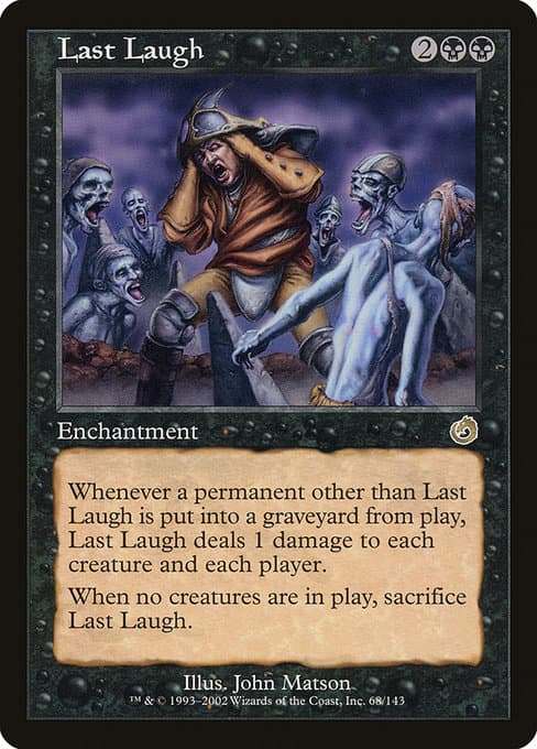 Last Laugh 2004 Magic: The Gathering Torment Foil