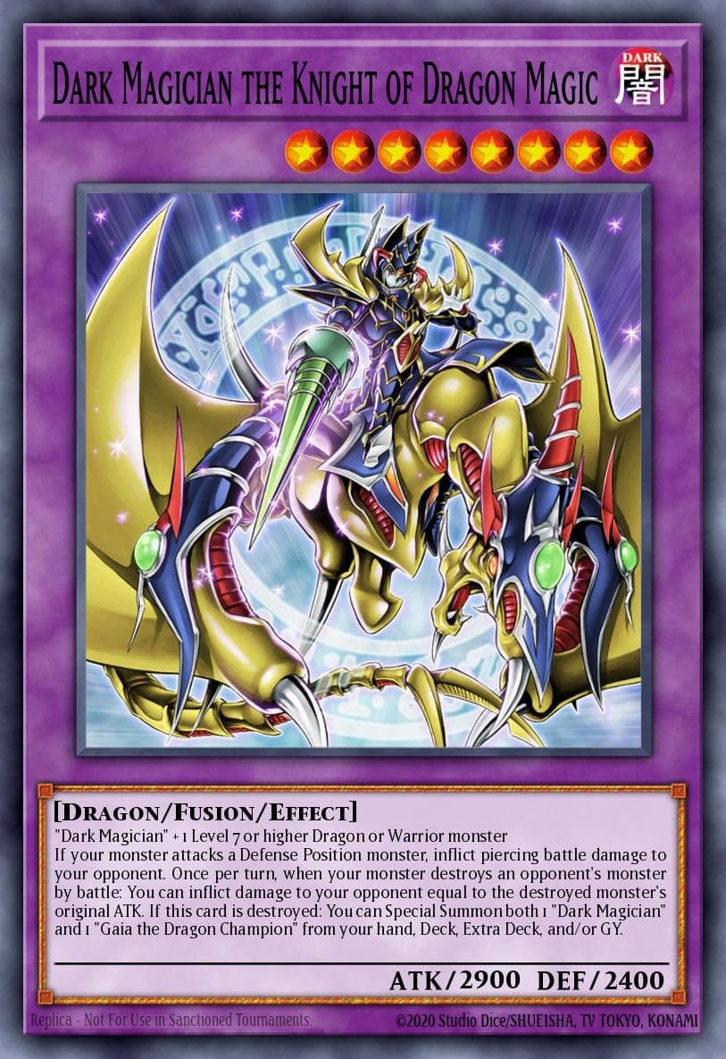 Dark Magician the Knight of Dragon Magic #BLMR-EN001