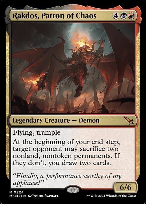 Rakdos, Patron of Chaos 2024 Magic: The Gathering Murders at Karlov Manor