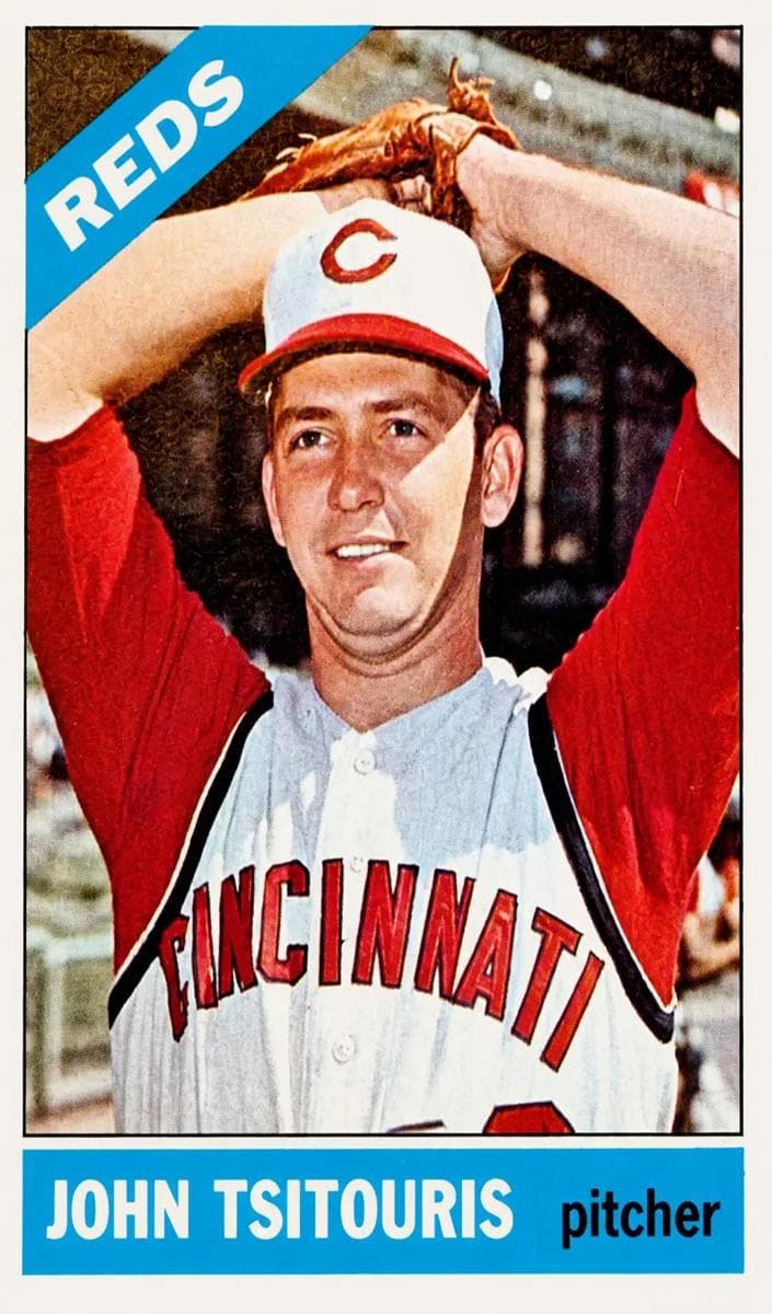 John Tsitouris 1966 topps O-Pee-Chee