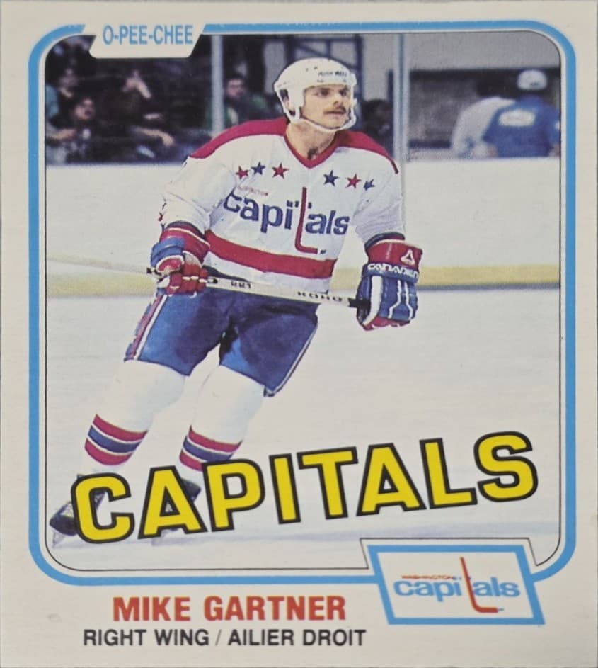 Mike Gartner Washington 1981 O-Pee-Chee 1981 O-Pee-Chee