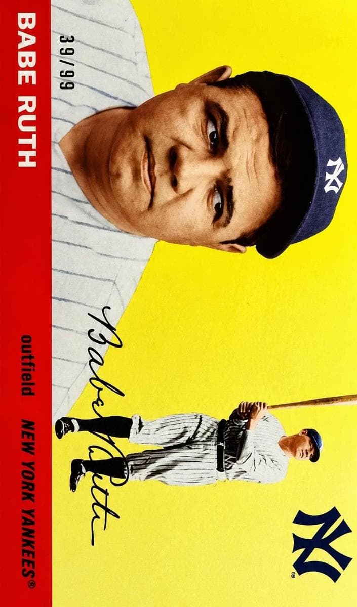 Babe Ruth 2020 topps Topps Archives