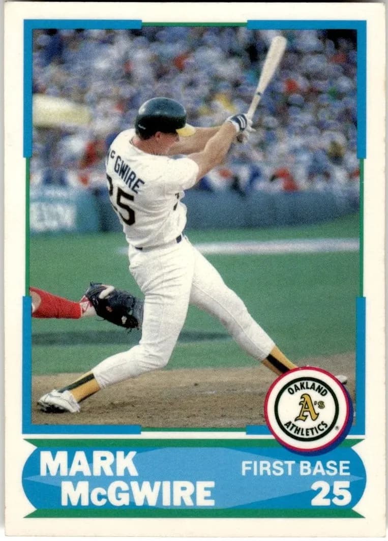 Mark McGwire 1988 panini Score