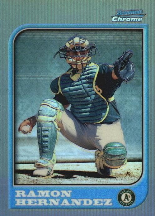 Ramon Hernandez 1997 bowman Chrome