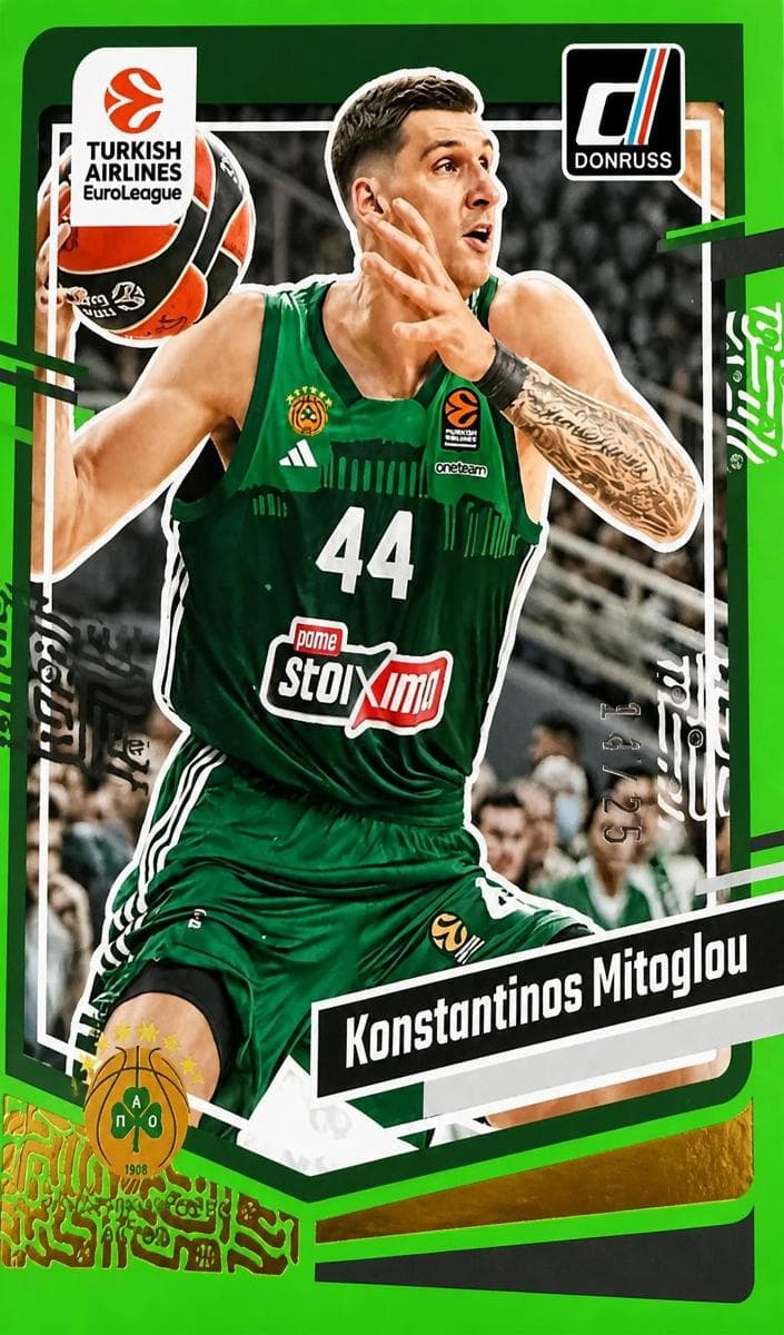 Konstantinos Mitoglou 2023 panini Turkish Airlines Euroleague