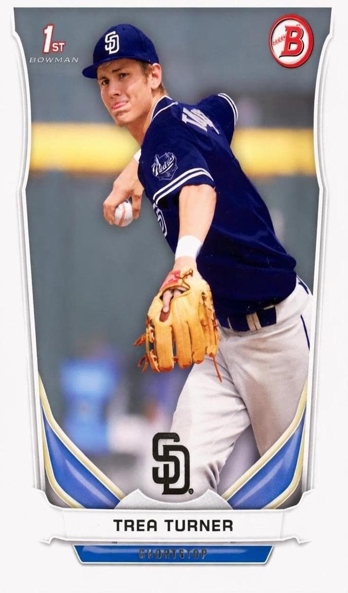 Trea Turner 2014 bowman