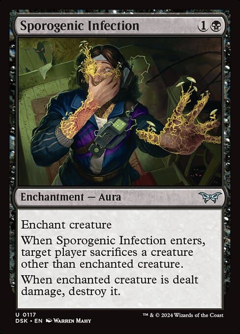Sporogenic Infection 2024 Magic: The Gathering Duskmourn: House of Horror