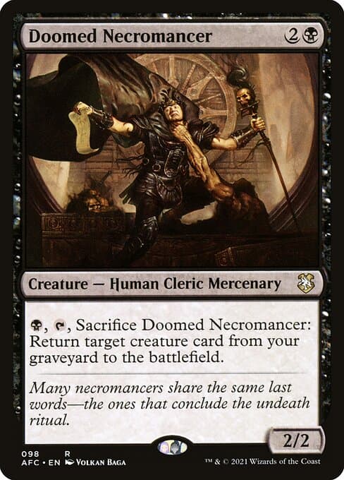 Doomed Necromancer 2019 Magic: The Gathering Commander 2019