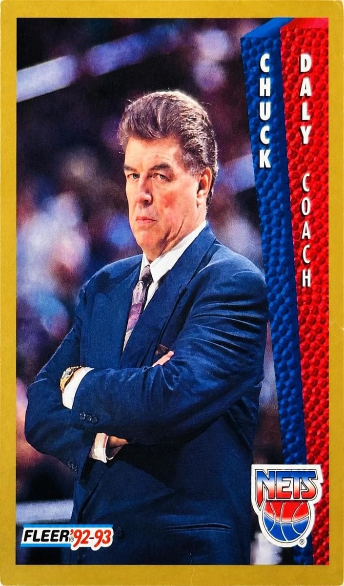 Chuck Daly 1992 fleer Fleer