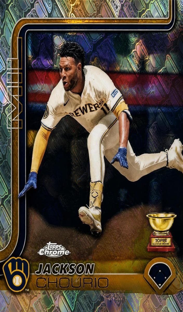 Jackson Chourio 2025 topps Topps Chrome Update
