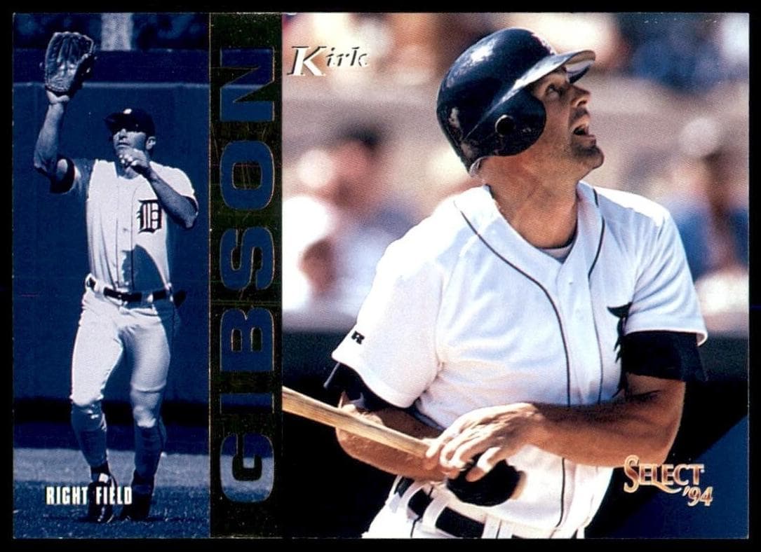 Kirk Gibson 1994 panini Select