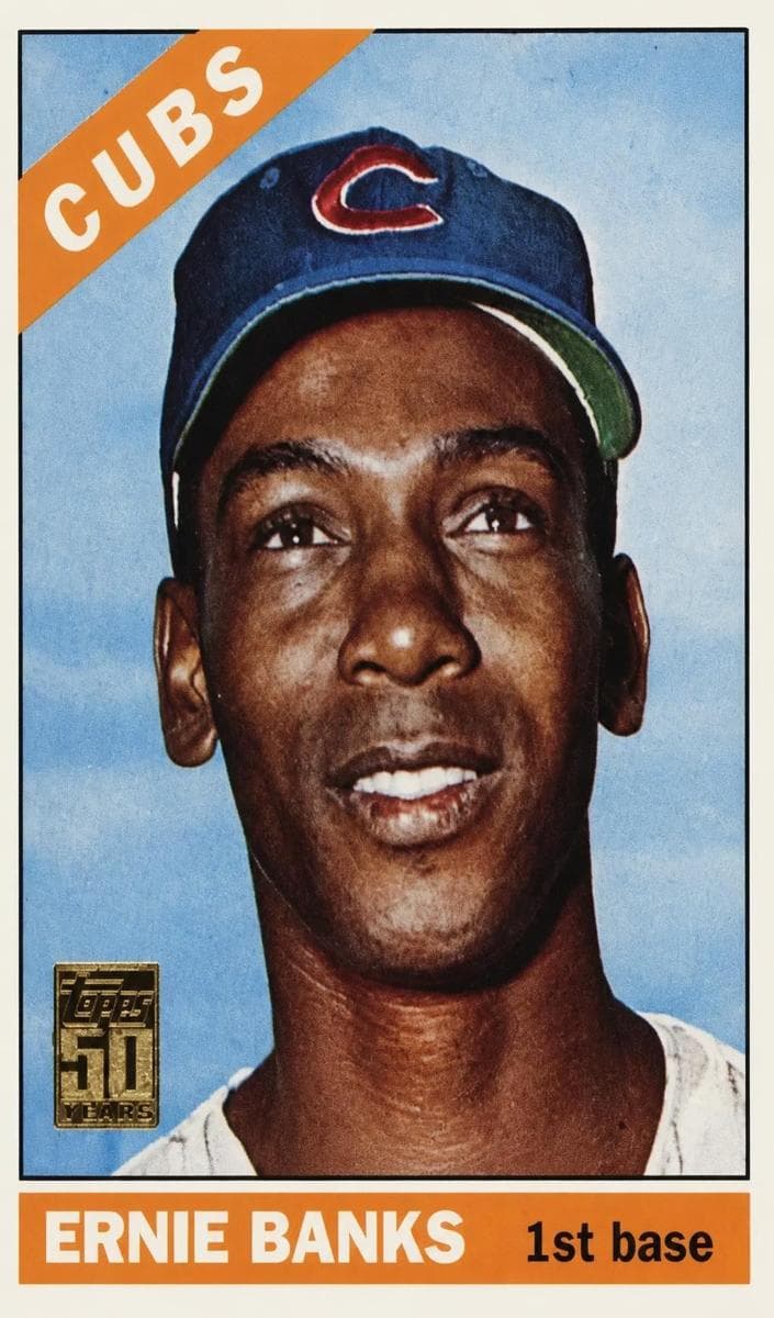 Ernie Banks 2001 topps Topps