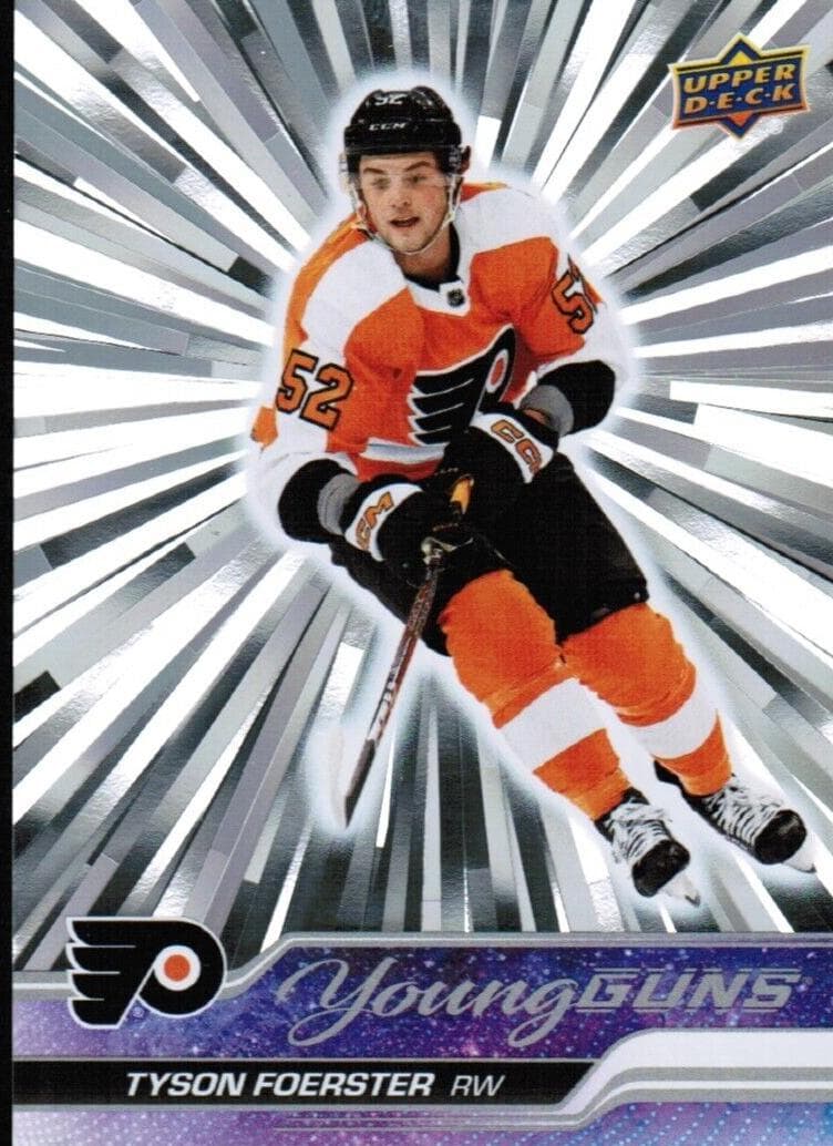 Tyson Foerster trading card