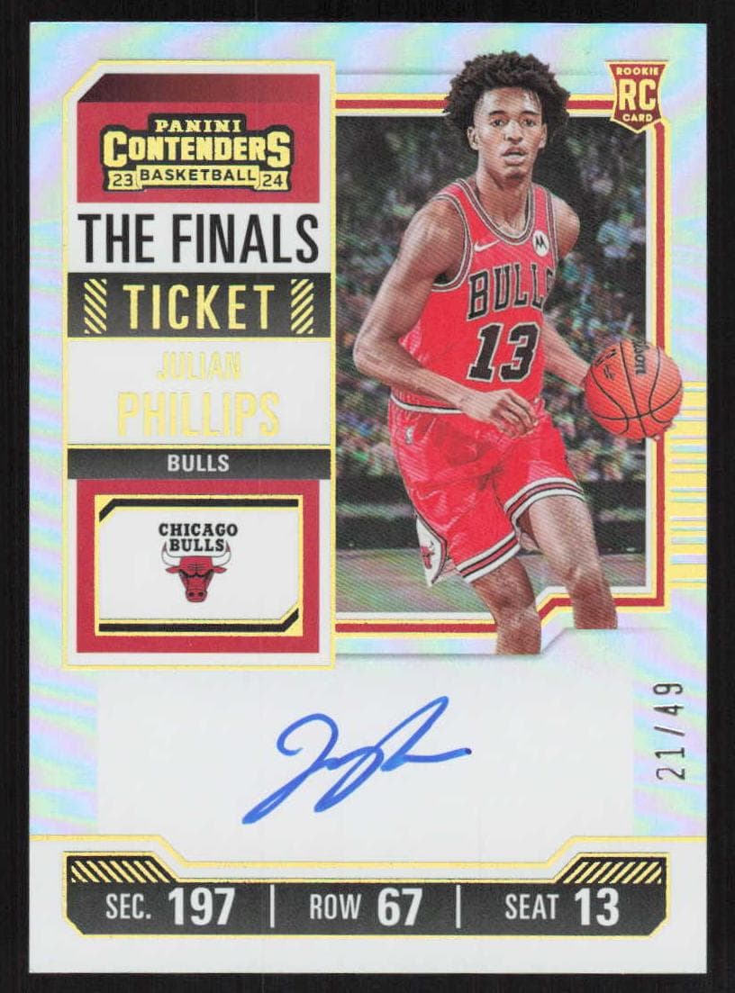 Julian Phillips trading card
